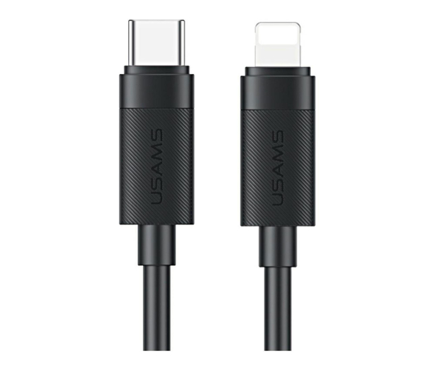 USAMS Kabel U94 30W USB-C do Lightning 1m czarny - 1569111 - zdjęcie